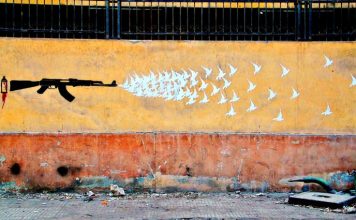 focus guerra murales pace arte
