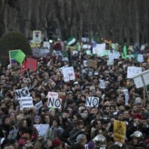 Madrid: 40 feriti e decine di arresti alla manifestazione contro l’austerity