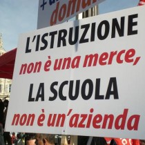 Bologna: noi vogliamo la scuola pubblica