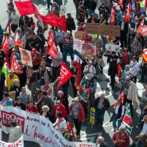 Grande manifestazione del Front de Gauche a Parigi
