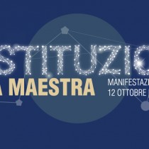 “COSTITUZIONE – La via maestra”, partecipiamo alla manifestazione nazionale il 12 ottobre