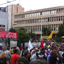 Atene, la polizia sgombera la tv occupata