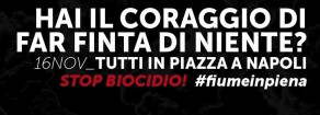 Napoli, 100 mila fuochi di protesta