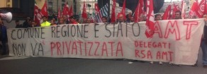 Genova, terzo giorno di lotta contro le privatizzazioni delle municipalizzate