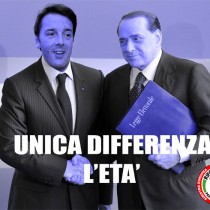 Renzi e Berlusconi: la sola differenza è l’età