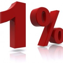 La forbice dell’1 per cento
