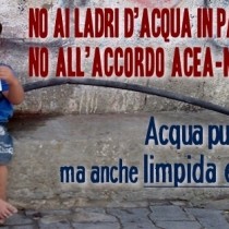 No ai ladri d’acqua in Palestina. No all’accordo Acea-Mekorot.