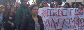 Latina, in centomila con Libera. Forenza (Lista Tsipras): La mafia è una montagna di merda!