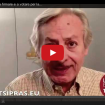 Leo Gullotta invita a firmare e votare per L’Altra Europa con Tsipras