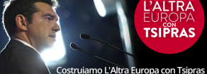 VOLANTINO E MANIFESTO – Alle europee Rifondazione sostiene la lista L’altra Europa con Tsipras
