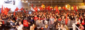 Bologna, migliaia di persone in piazza per L’Altra Europa con Tsipras