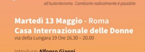 13 maggio a Roma: Un’altra politica per un’altra Europa