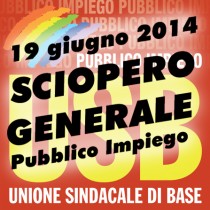 Rifondazione Comunista sostiene lo sciopero del lavoro pubblico proclamato dall’Usb per il 19 giugno