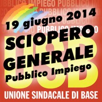 Rifondazio​ne Comunista sostiene lo sciopero del lavoro pubblico proclamato dall’Usb per il 19 giugno