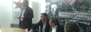 Tsipras all’inaugurazione della nuova sede PRC