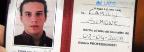Un pensiero per Simone Camilli e per tutte le vittime dell’aggressione israeliana nella Striscia di Gaza