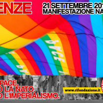 A Firenze domenica 21 settembre per la pace, per il disarmo e contro la militarizzazione.