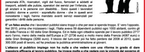 Pubblico impiego, no al blocco del contratto! Volantino PRC da scaricare e diffondere