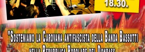 La federazione di Roma del Prc appoggia la carovana della Banda Bassotti. Raccolti 600 euro a sostegno del Donbass