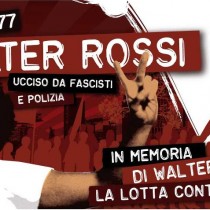 Ricordiamo Walter Rossi, ucciso a 20 anni il 30 settembre 1977