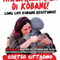 Curdi, Prc aderisce a manifestazione 1 novembre in sostegno di Kobane e del popolo Kurdo