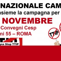 Stop TTIP, assemblea a Roma l’8 novembre