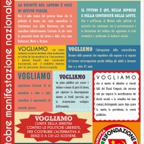 25 ottobre manifestazione nazionale CGIL