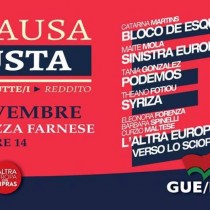 “L’Altra Europa” in piazza il 29 novembre con le sinistre UE