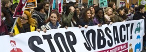 A Salvini piace il jobs act, contro i lavoratori, come il Pd