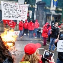 Belgio: “Vista la testardaggine del governo, i lavoratori non si piegano!”