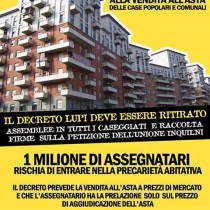 Casa, la battaglia contro il piano Lupi