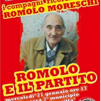 Romolo e il Partito: i compagni lo ricordano