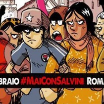 #MaiConSalvini: con la Roma democratica e antifascista per dire no al fascio-leghismo