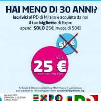 Expo, Ferrero: «Al Pd tessere in cambio di sconti per l’Expo: a quando il 3 per 2?»