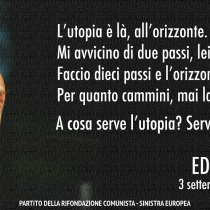 Galeano, Ferrero: “La sua utopia ci sarà compagna di strada”