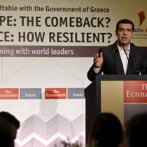 Tsipras: discorso al forum dell’Economist