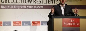 Tsipras: discorso al forum dell’Economist
