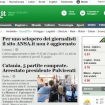 Informazione, Ferrero: «Solidarietà con i giornalisti dell’Ansa. Invece delle notizie di agenzia dovremo consultare tweet di Renzi?»