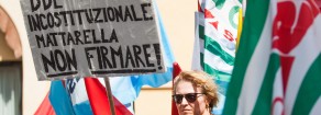 Presidente Mattarella non firmi!