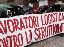 Solidarietà ai lavoratori della logistica in sciopero