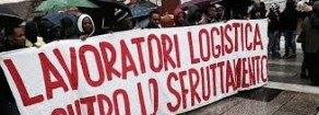 Solidarietà ai lavoratori della logistica in sciopero