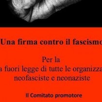 Una firma contro il fascismo