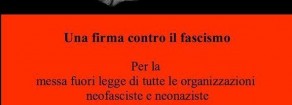 Una firma contro il fascismo
