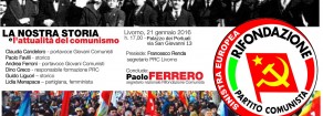 21 gennaio, iniziativa a Livorno per l’anniversario della fondazione del PCI