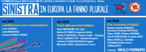 Sinistra, in Europa la fanno plurale – Roma, 13 febbraio