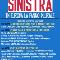 La sinistra unita in Europa la fanno plurale