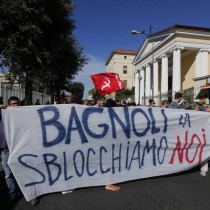 Bagnoli, Ferrero: «Solidali coi manifestanti di Napoli che hanno contestato Renzi»