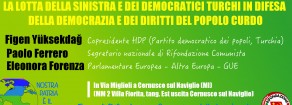 Sabato 25 giugno alla Festa lombarda di Rifondazione Figen Yüksekdağ, copresidente dell’HDP, con Paolo Ferrero ed Eleonora Forenza