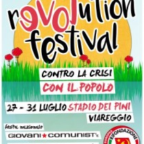 REVOLUTION FESTIVAL! Dal 27 al 31 luglio la festa nazionale GC a Viareggio
