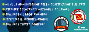 NO alla manomissione della Costituzione – la campagna di Rifondazione verso il referendum